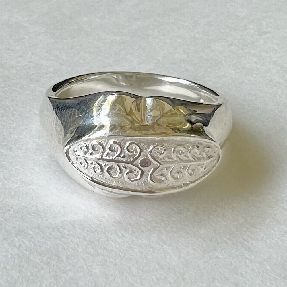 Heavy Signet Style Sterling Ring